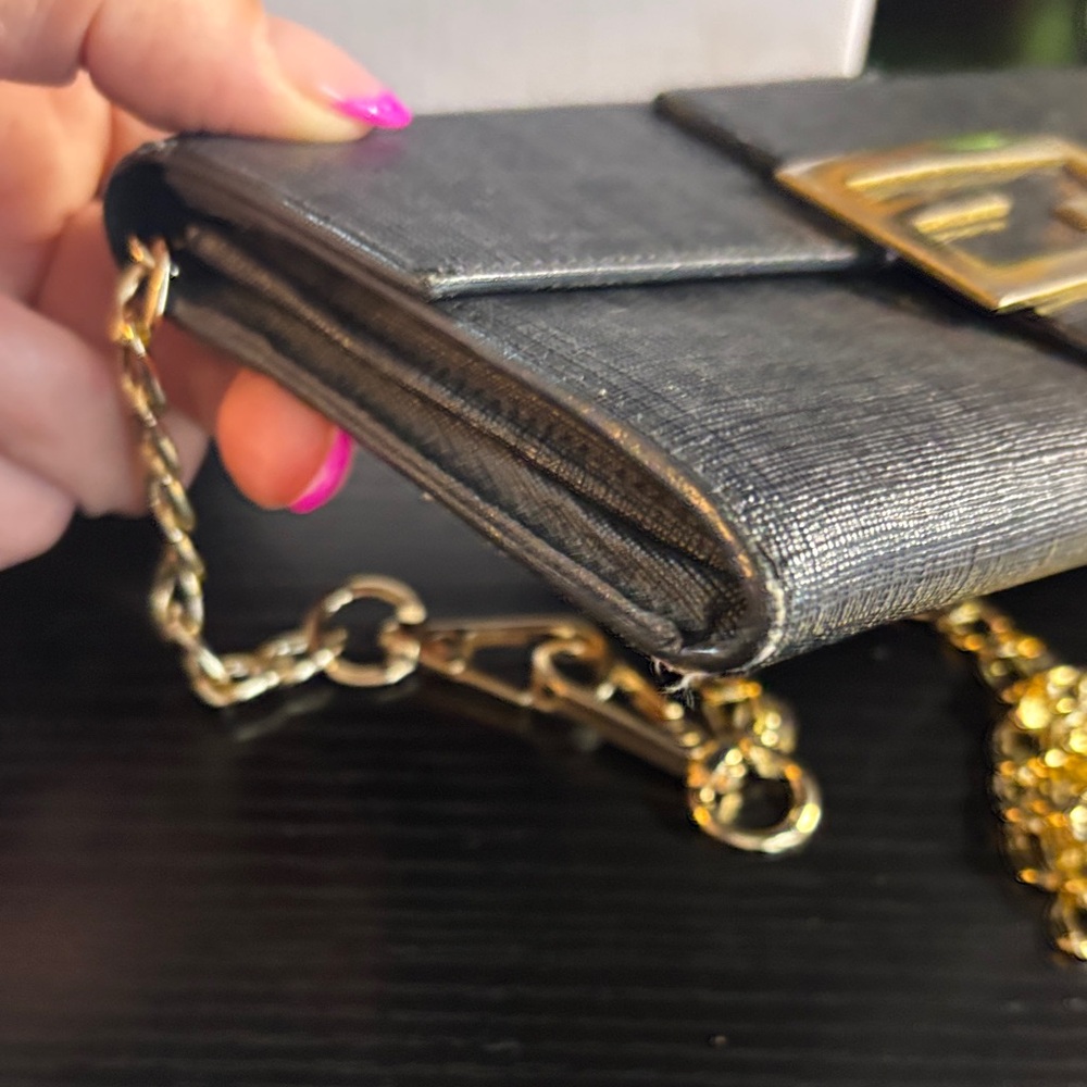 Fendi Charcoal wallet and unbranded Gold Chain - Picture 5 of 17
